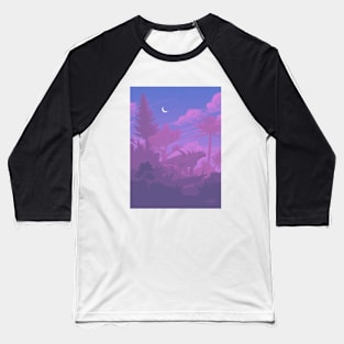 Sauropelta Sunset Baseball T-Shirt